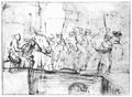 Rembrandt Harmensz. van Rijn: Hinrichtung Johannes des Tufers