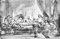 Rembrandt Harmensz. van Rijn: Das Gastmahl des Pharisäer Simon
