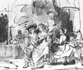 Rembrandt Harmensz. van Rijn: Der verlorene Sohn unter Dirnen
