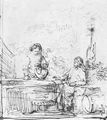 Rembrandt Harmensz. van Rijn: Jesus und die Samariterin am Brunnen