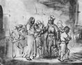 Rembrandt Harmensz. van Rijn: Jesus wird zum Verhör geführt