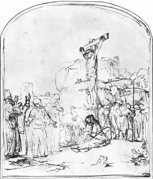 Rembrandt Harmensz. van Rijn: Kreuzigung