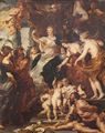 Rubens, Peter Paul: Gemäldezyklus für Maria de' Medici, Königin von Frankreich, Szene: Die Gückseligkeit der Regentschaft der Maria von Medici