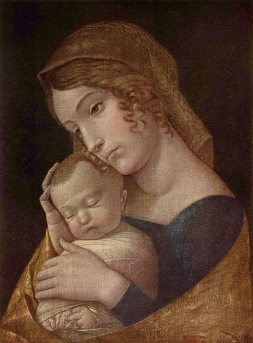 Mantegna, Andrea: Maria mit dem schlafenden Kind
