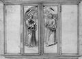 Cranach d. Ä., Lucas: Altarentwurf, Aussenflügel, linker Flügel: Hl. Markus, rechter Flügel: Hl. Titus