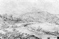 Bruegel d. ., Pieter: Flusstal mit Berg im Hintergrund