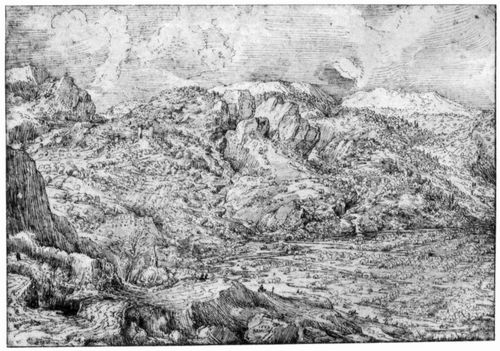 Bruegel d. ., Pieter: Alpenlandschaft