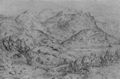 Bruegel d. Ä., Pieter: Landschaft mit Bergkette
