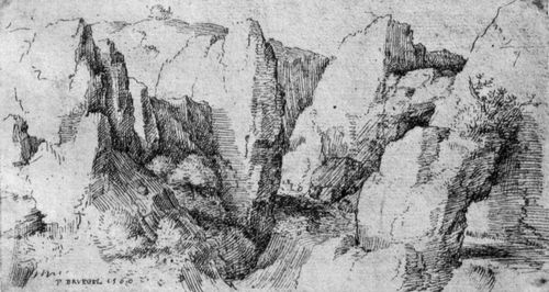 Bruegel d. ., Pieter: Felsige Gegend