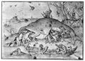 Bruegel d. Ä., Pieter: »Große Fische fressen die Kleinen«