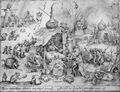 Bruegel d. Ä., Pieter: Zeichnung zur »Lasterfolge«: Geiz (Avaritia)
