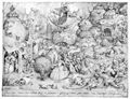 Bruegel d. Ä., Pieter: Zeichnung zur »Lasterfolge«: Hochmut (Superbia)