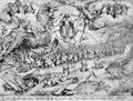 Bruegel d. Ä., Pieter: Zeichnung zur »Lasterfolge«: Das Jüngste Gericht