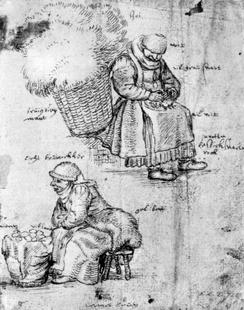 Bruegel d. ., Pieter: Zwei Marktweiber