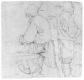 Bruegel d. Ä., Pieter: Sitzender und stehender Bauer