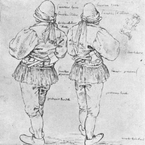 Bruegel d. ., Pieter: Zwei Holzhacker, Rckenfiguren