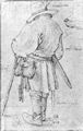 Bruegel d. ., Pieter: Rckenfigur mit groem Hut