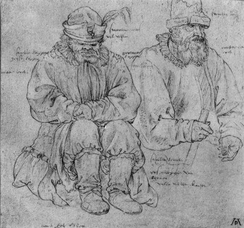 Bruegel d. ., Pieter: Zwei sitzende Alte