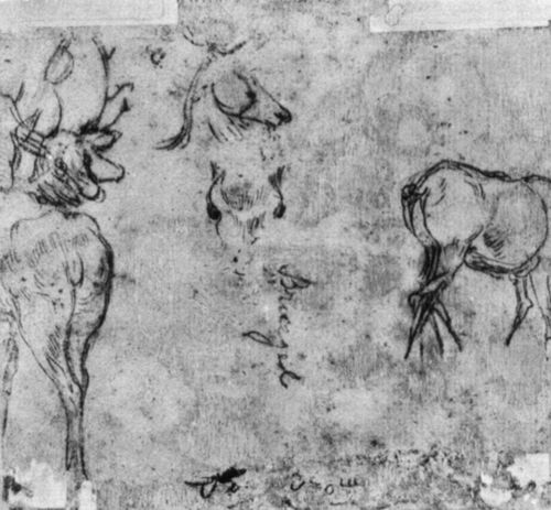 Bruegel d. ., Pieter: Hirsch-Studien