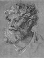 Baldung Grien, Hans: Kopf eines Apostels mit loderndem Haar und Bart