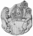 Baldung Grien, Hans: Wappen des Basler Bischofs Philipp von Gundelsheim