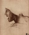 Leonardo da Vinci: Kopfstudie eines Kriegers zur »Anghiarischlacht«