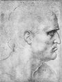 Leonardo da Vinci: Apostel Bartholomus, Studie zum »Abendmahl«