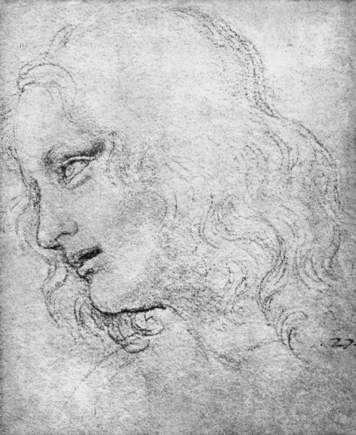 Leonardo da Vinci: Apostel Philippus, Studie zum »Abendmahl«