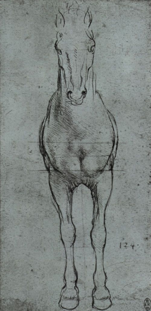 Leonardo da Vinci: Pferdestudie