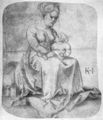 Kulmbach, Hans S von (Kopist): Maria mit Kind