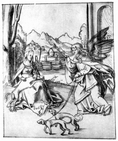 Kulmbach, Hans Süß von (Kopist): Die Hl. Jungfrau Maria mit dem Einhorn