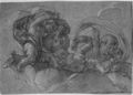Französischer Meister um 1650: Drei Putten auf Wolken