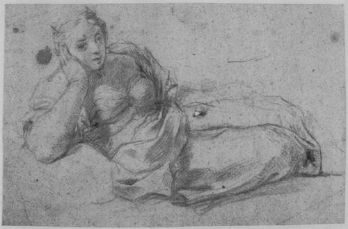 Mignard, Pierre: Figur einer liegenden Frau