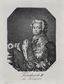 Menzel, Adolf Friedrich Erdmann von: Hüftbild Friedrichs II. als Kronprinz