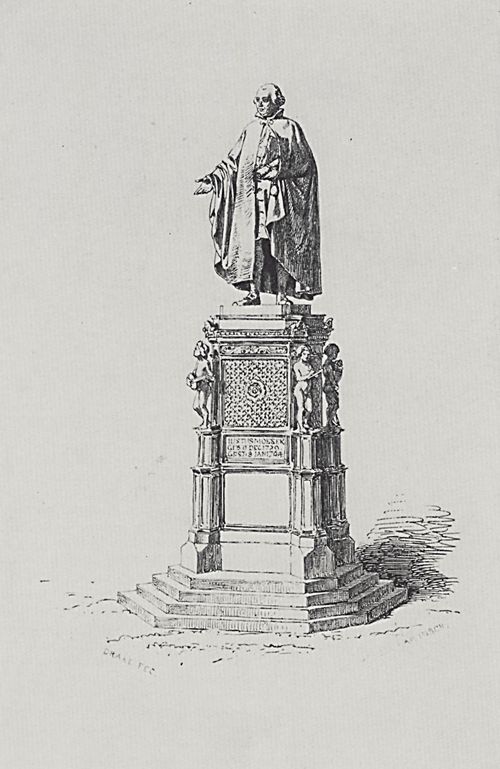 Menzel, Adolf Friedrich Erdmann von: Justus Msers Denkmal von Drake in Osnabrck