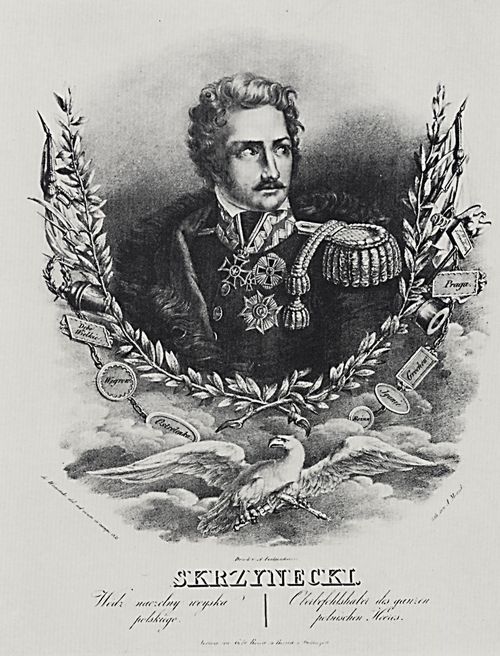 Menzel, Adolf Friedrich Erdmann von: Portrt des polnischen Heerfhrers Skrzynecki