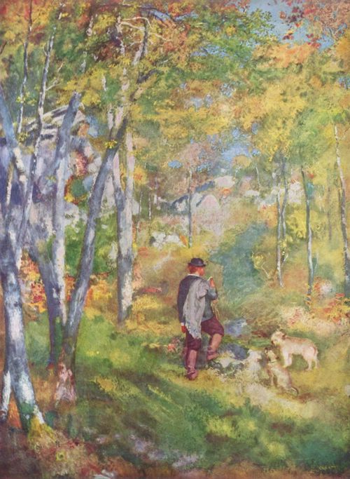 Renoir, Pierre-Auguste: Junger Mann im Walde von Fontainebleau
