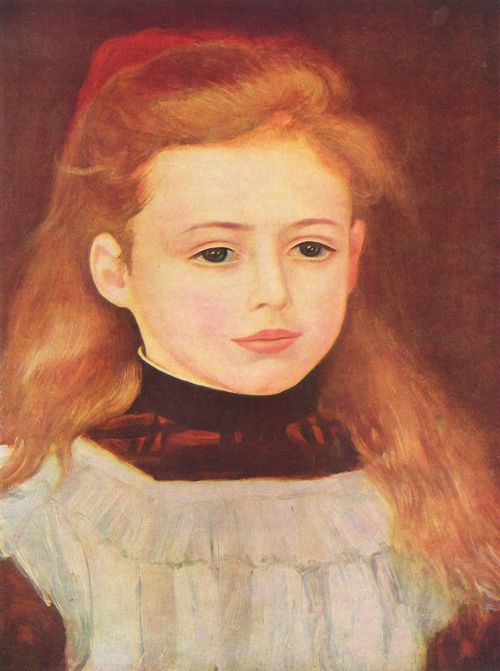 Renoir, Pierre-Auguste: Portrt der Lucie Brard (Kleines Mdchen mit weier Schrze)