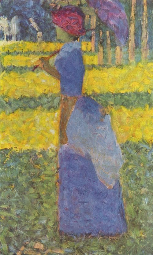 Seurat, Georges: Frau mit Sonnenschirm