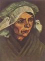 Gogh, Vincent Willem van: Portrt einer Buerin mit weier Haube