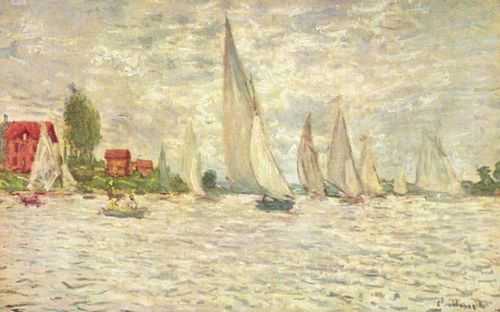 Monet, Claude: Segelboote, Regatta in Argenteuil