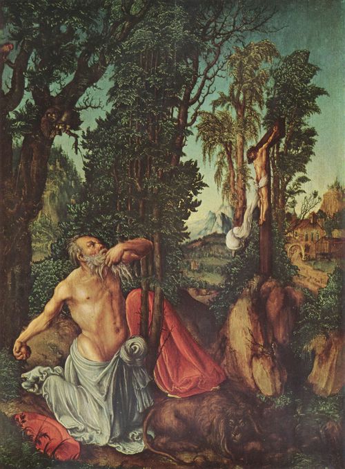 Cranach d. ., Lucas: Der bende Hl. Hieronymus