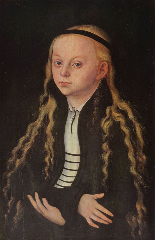Cranach d. ., Lucas: Portrt eines jungen Mdchens (Magdalena Luther)