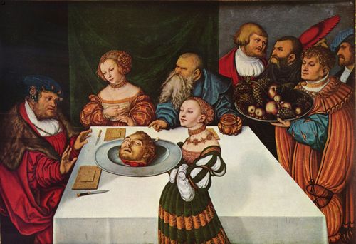 Cranach d. ., Lucas: Gastmahl des Herodes
