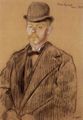 Degas, Edgar Germain Hilaire: Porträt des Alexis Rouart