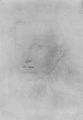 Degas, Edgar Germain Hilaire: Porträtstudie der Elisabeth von Österreich