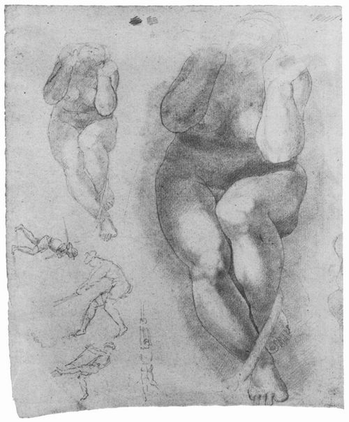 Degas, Edgar Germain Hilaire: Figurenstudien nach Michelangelo