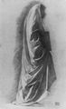 Degas, Edgar Germain Hilaire: Figur mit langem Gewand