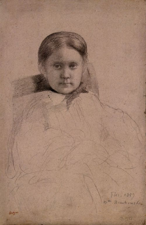 Degas, Edgar Germain Hilaire: Portrt der Mme Dembowski
