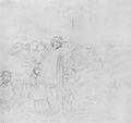 Degas, Edgar Germain Hilaire: Studie nach Benozzo Gozzoli